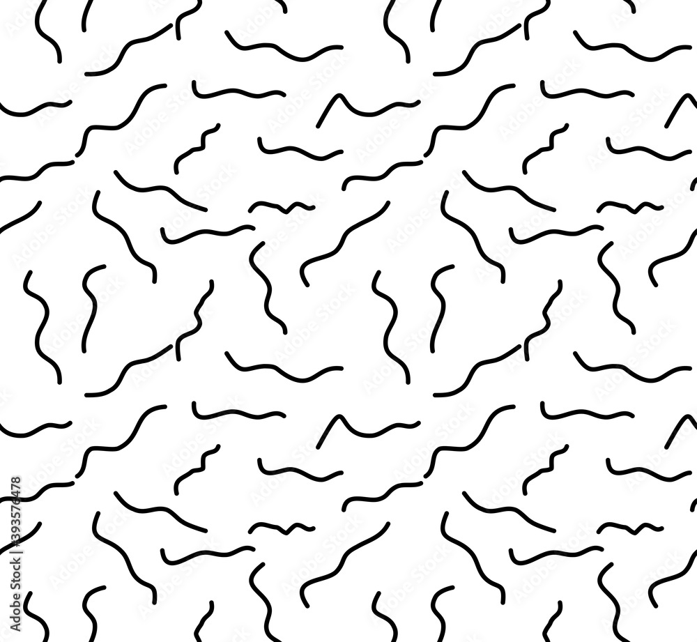 Poster seamless pattern with lines design