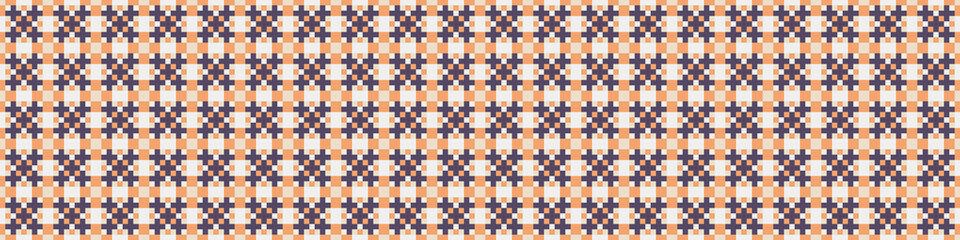 Abstract Cross Pattern Dots Logo generative computational art illustration
