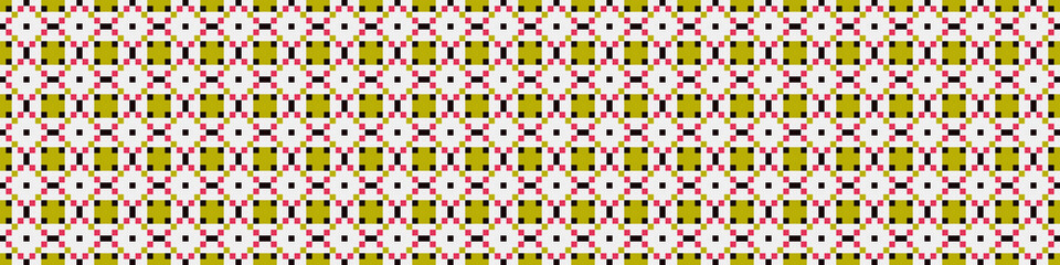Abstract Cross Pattern Dots Logo generative computational art illustration