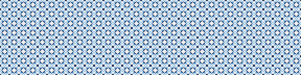 Abstract Cross Pattern Dots Logo generative computational art illustration