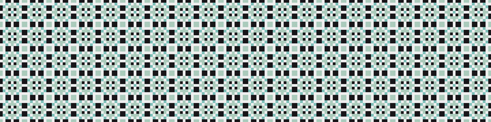 Abstract Cross Pattern Dots Logo generative computational art illustration