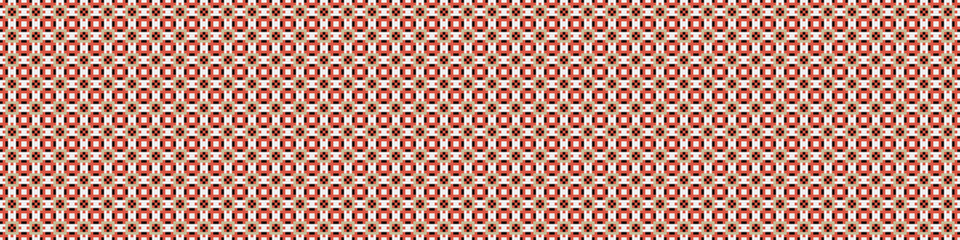 Fototapeta premium Abstract Cross Pattern Dots Logo generative computational art illustration