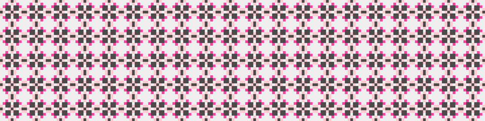 Fototapeta premium Abstract Cross Pattern Dots Logo generative computational art illustration