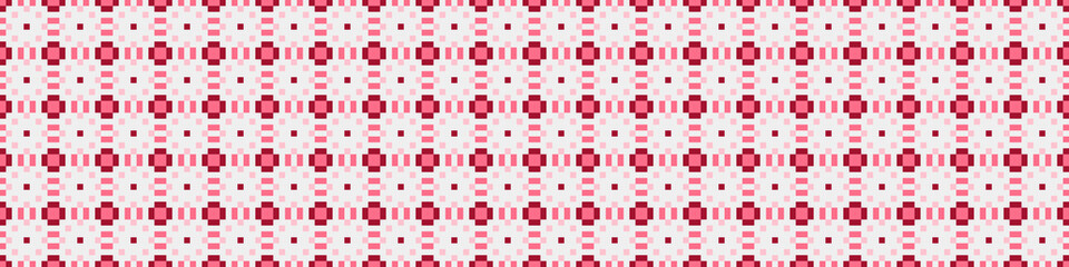 Fototapeta premium Abstract Cross Pattern Dots Logo generative computational art illustration