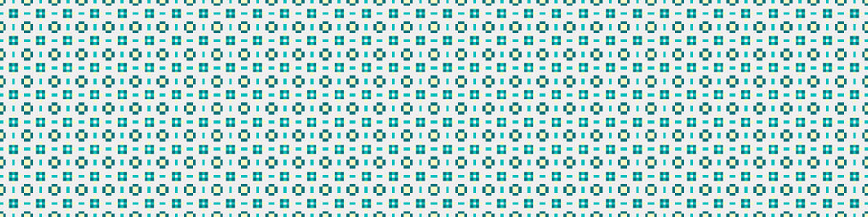 Fototapeta premium Abstract Cross Pattern Dots Logo generative computational art illustration