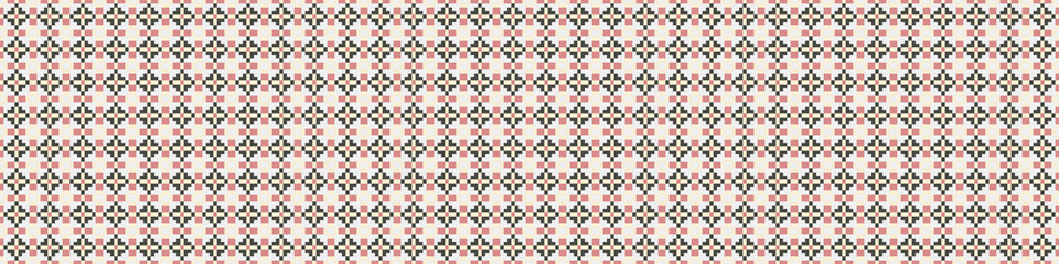 Abstract Cross Pattern Dots Logo generative computational art illustration