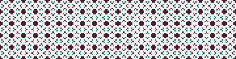 Abstract Cross Pattern Dots Logo generative computational art illustration