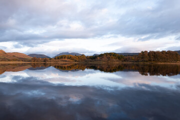 Fototapeta na wymiar Scottish Loch Reflections