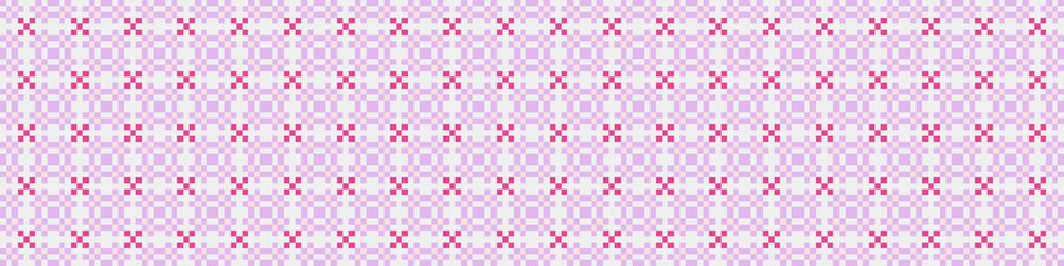 Fototapeta premium Abstract Cross Pattern Dots Logo generative computational art illustration