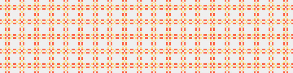 Fototapeta premium Abstract Cross Pattern Dots Logo generative computational art illustration