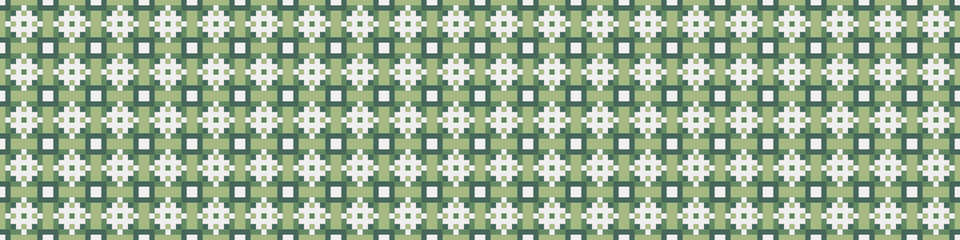 Fototapeta premium Abstract Cross Pattern Dots Logo generative computational art illustration