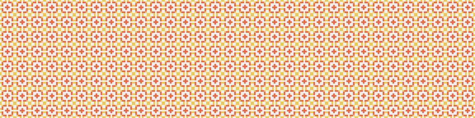 Abstract Cross Pattern Dots Logo generative computational art illustration