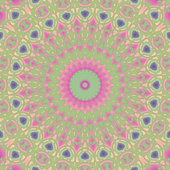 abstract polygonal mandala style pattern