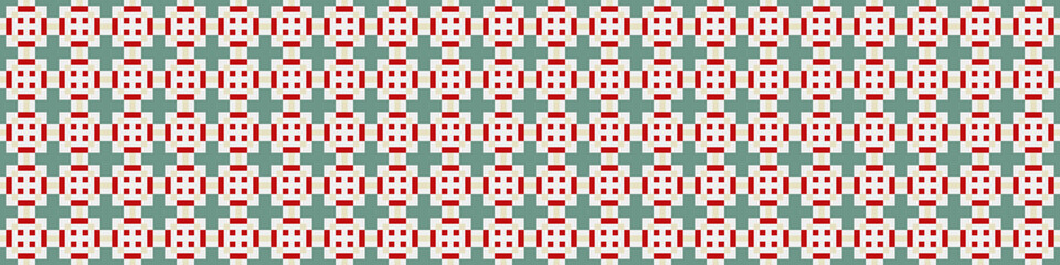 Abstract Cross Pattern Dots Logo generative computational art illustration