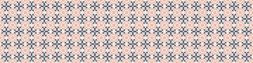 Abstract Cross Pattern Dots Logo generative computational art illustration