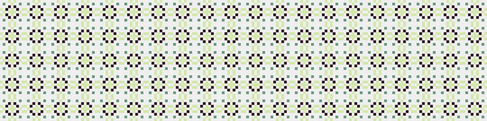 Abstract Cross Pattern Dots Logo generative computational art illustration