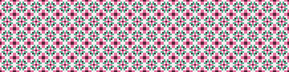 Abstract Cross Pattern Dots Logo generative computational art illustration