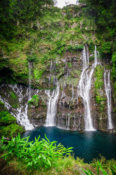 Grand Galet Falls of the Langevin river on Reunion Island © JeanLuc Ichard
