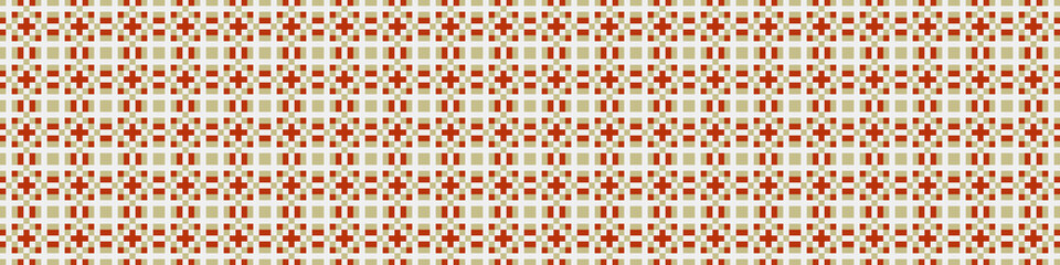 Abstract Cross Pattern Dots Logo generative computational art illustration