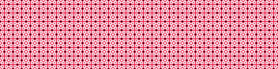 Fototapeta premium Abstract Cross Pattern Dots Logo generative computational art illustration