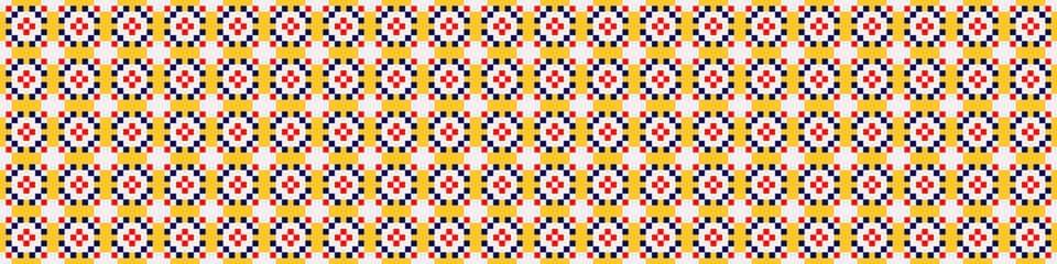 Abstract Cross Pattern Dots Logo generative computational art illustration