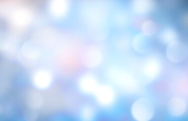 Winter blurred background,blue bokeh texture.Shining and glowing backdrop.Christmas illustration.New year blur.