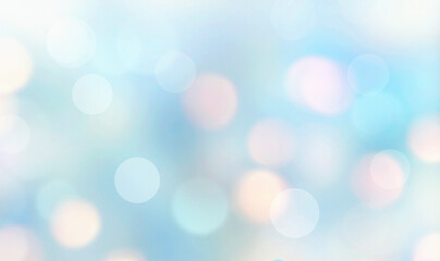 Blurred winter background.Blue glowing texture.Christmas defocused blur.Holiday backdrop.