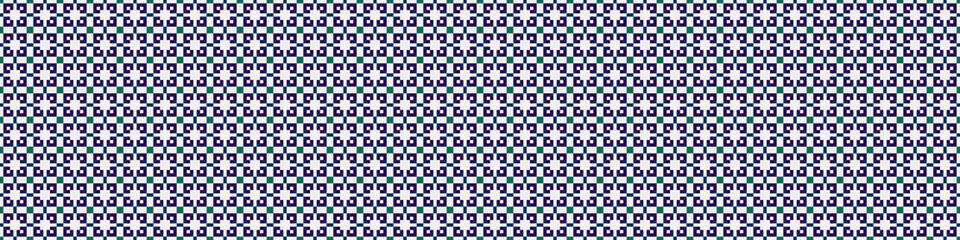 Abstract Cross Pattern Dots Logo generative computational art illustration