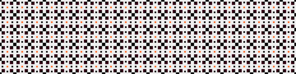 Fototapeta premium Abstract Cross Pattern Dots Logo generative computational art illustration