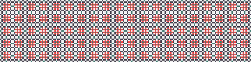 Abstract Cross Pattern Dots Logo generative computational art illustration