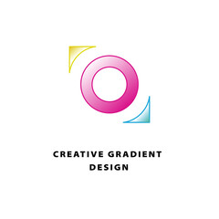 Creative Gradient Company Logo Design