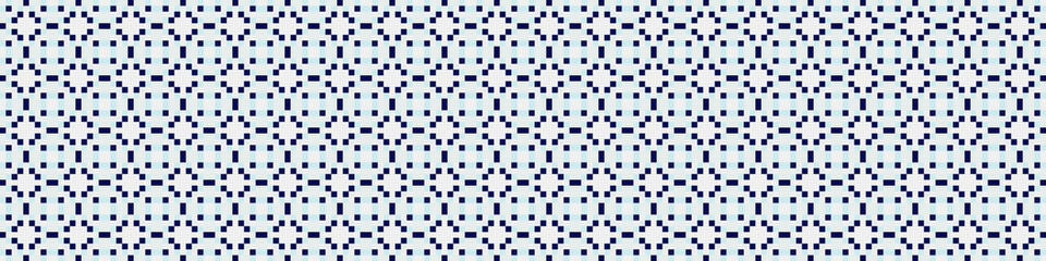 Fototapeta premium Abstract Cross Pattern Dots Logo generative computational art illustration