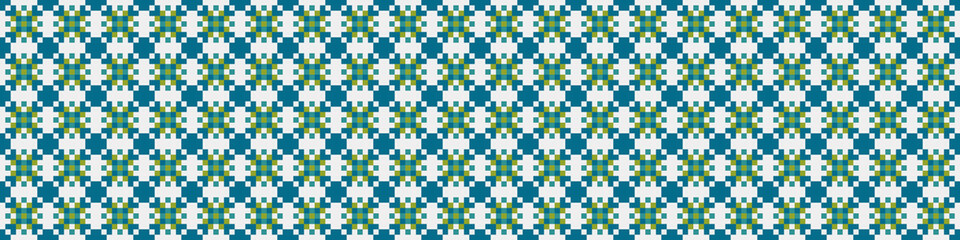 Abstract Cross Pattern Dots Logo generative computational art illustration