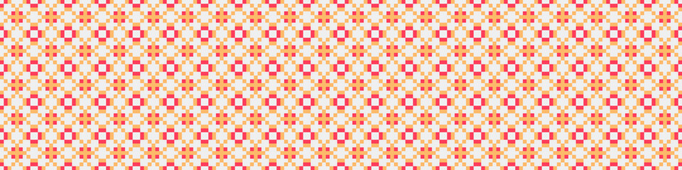 Fototapeta premium Abstract Cross Pattern Dots Logo generative computational art illustration