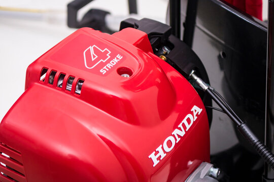 Honda UMR 435t grass trimmer isolated