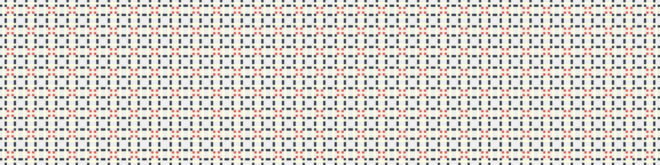 Abstract Cross Pattern Dots Logo generative computational art illustration