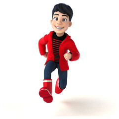Fun 3D cartoon teenage boy © Julien Tromeur