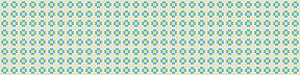 Fototapeta premium Abstract Cross Pattern Dots Logo generative computational art illustration