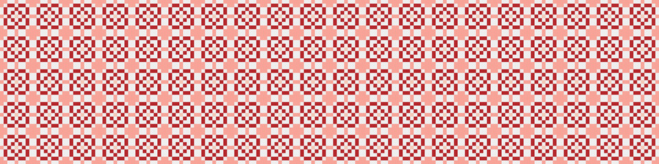 Fototapeta premium Abstract Cross Pattern Dots Logo generative computational art illustration