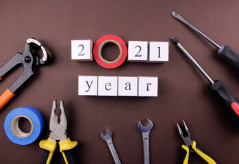 2021 year with various tools