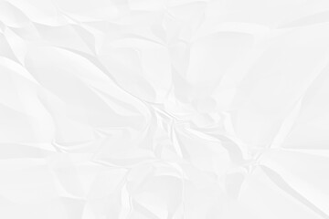 crumpled white paper background close up
