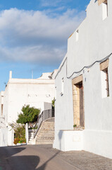 casas blancas del pueblo de vejer de la frontera en cadiz
