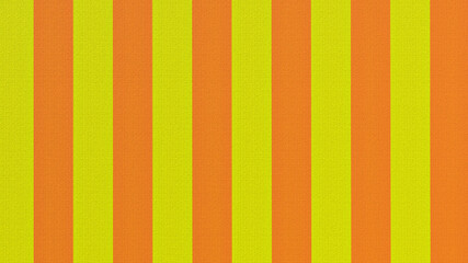 Obraz premium Close-up of orange and yellow striped background fabric, printed cotton satin, the tablecloth, finishing the cloth or fabric for clothing. 3D-rendering
