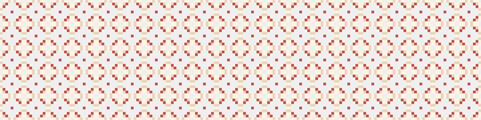 Fototapeta premium Abstract Cross Pattern Dots Logo generative computational art illustration