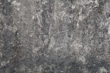 The texture of old gray concrete wall for background.