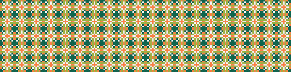 Abstract Cross Pattern Dots Logo generative computational art illustration