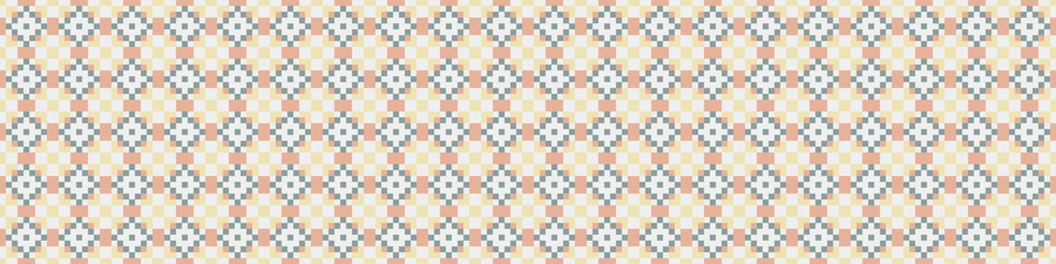 Abstract Cross Pattern Dots Logo generative computational art illustration