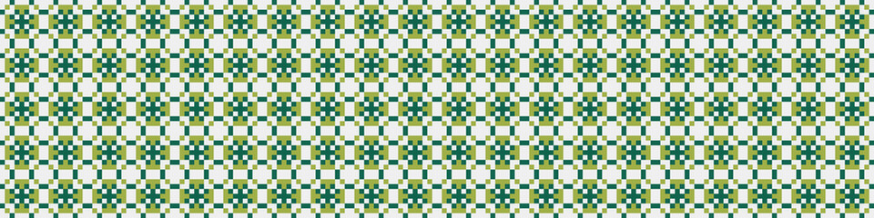 Fototapeta premium Abstract Cross Pattern Dots Logo generative computational art illustration