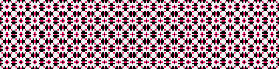 Abstract Cross Pattern Dots Logo generative computational art illustration