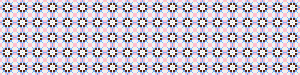 Abstract Cross Pattern Dots Logo generative computational art illustration